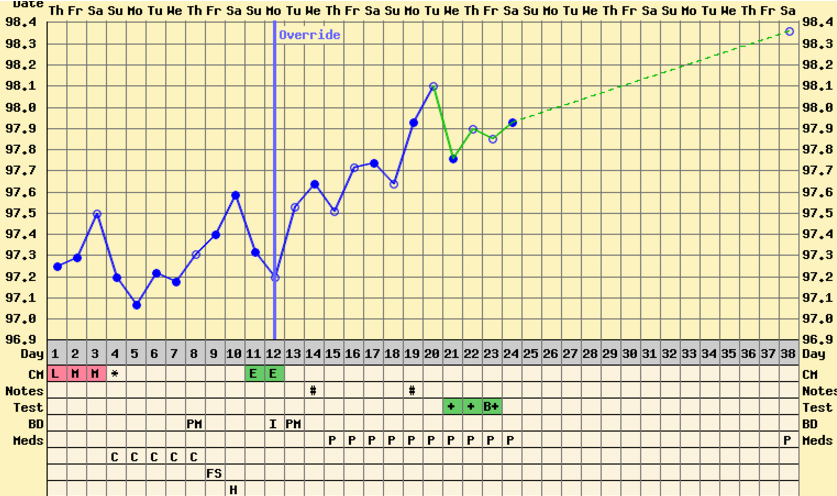 Bbt Chart After Embryo Transfer